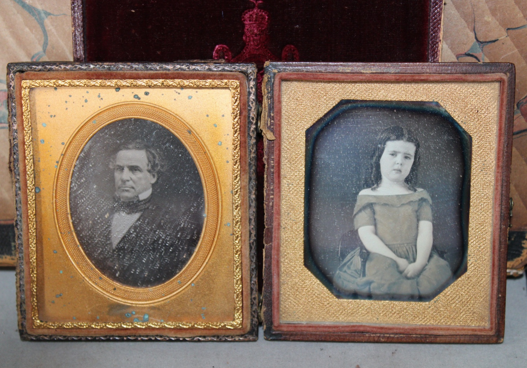 Paired daguerreotypes